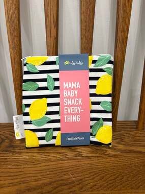Itzy Ritzy Reusable Snack & Everything Pouch Lemon Drop